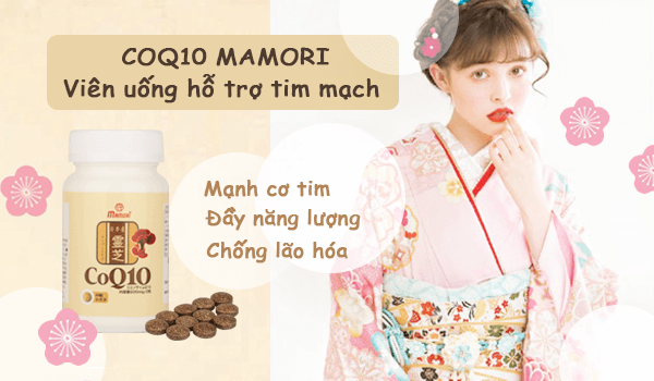 CoQ10 Mamori Nhật Bản - Giúp mạnh tim, chống lão hóa
