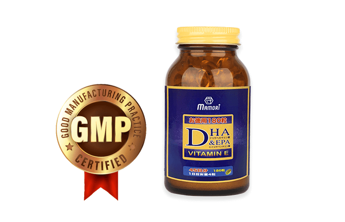 Viên uống DHA EPA Mamori đạt chuẩn GMP